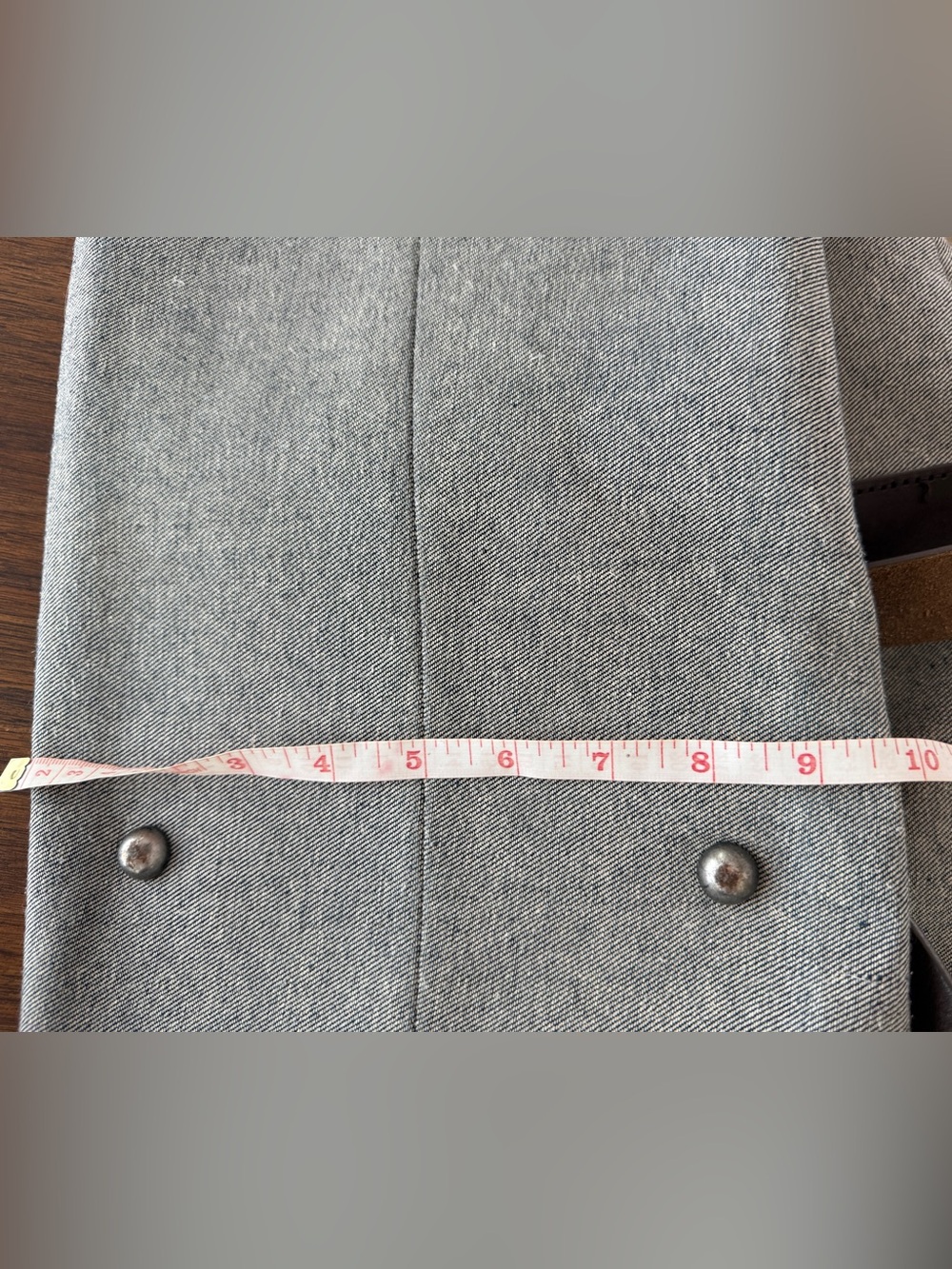 Everlane Weekender Duffel Bag – Grey Canvas & Leather - Picture 14 of 16